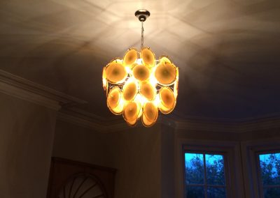 Retro 1970s style light in West Dulwich